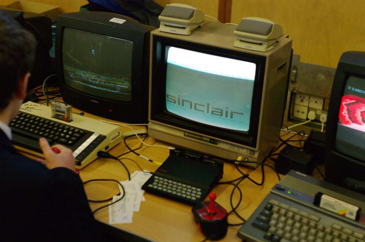 An even older Sinclair, the ZX81. That did seem a bit too limited to catch the youngsters' interest.