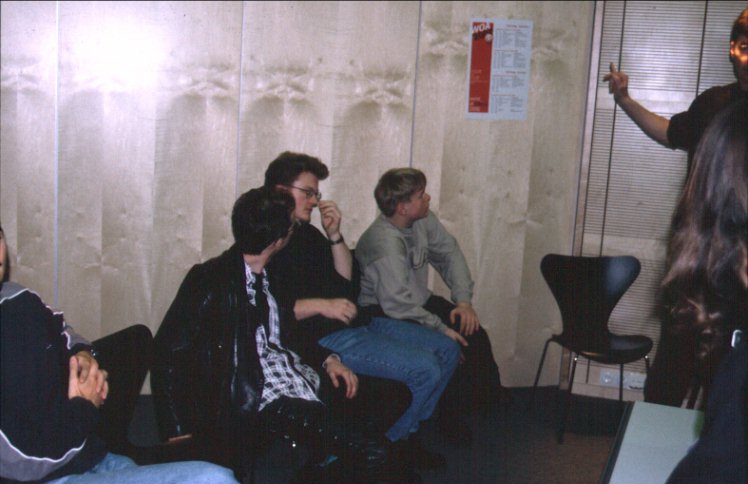 41: OS 3.9 betatesters' meeting. From left to right, fromt row: Wolfgang Hosemann, ?, ?.