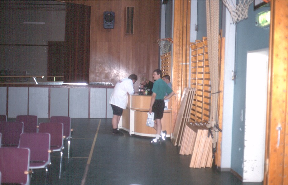 4: The bar at the other end of the room sold sodas and a few sandwiches. And it had free Mentos!