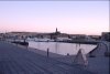 Evening outside the venue, Navet. View towards the city centre. Tolken, where previous AmiGBGs were held, is hidden just behind the dark red building in the right edge of the picture.