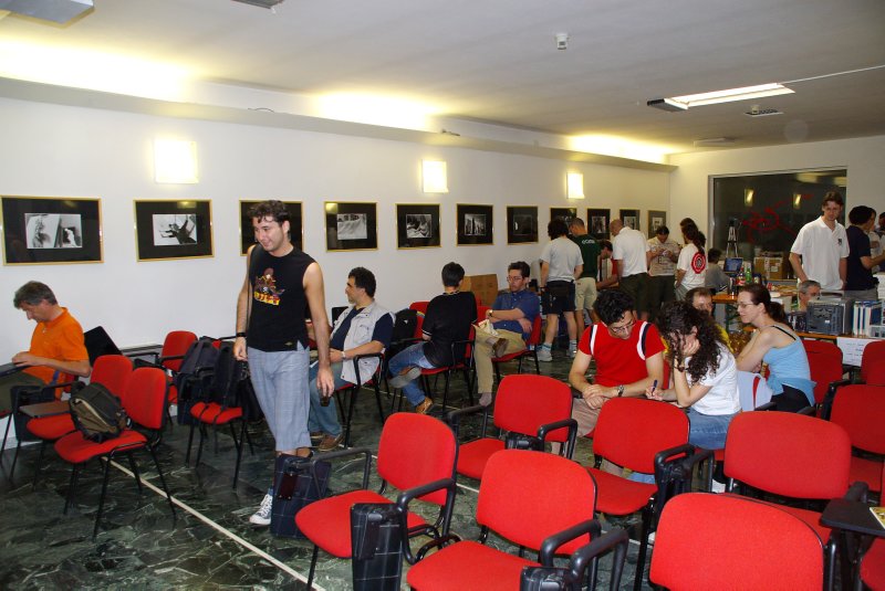 Further on up the room, it turned into an auditorium with plenty of nice chairs. Good for taking a break as well.