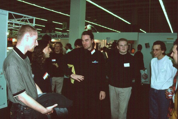 21: Ole Friis, Martin Steigerwald, Eike M. Lang (I think - in the background?), Jochen Becher, Allan Odgaard, Michael Christoph.