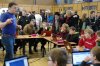 Paul Foster's .NET Gadgeteer workshop with lots of eager students and some parents looking on in awe - as was I.