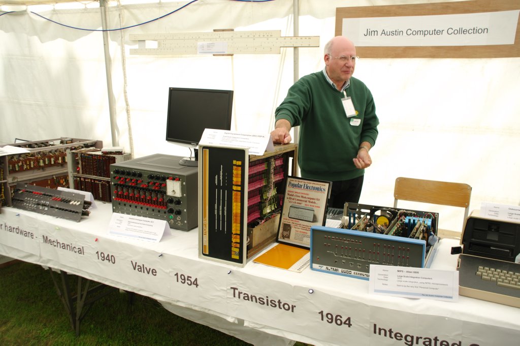 At the other end of the marquee, Jim Austin had some of his amazing antique hardware on display.