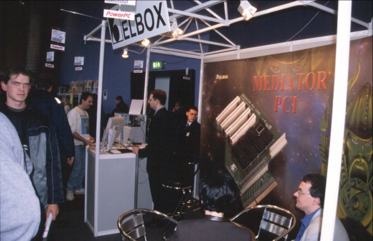 15: Elbox's stand was quite professional - could have fitted in at any trade show.