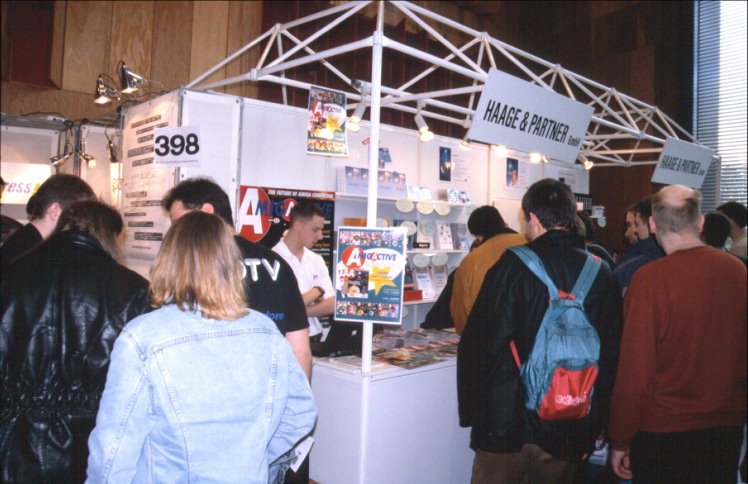 21: Amiga Active Magazine had a corner of their own in Haage & Partner's stand.